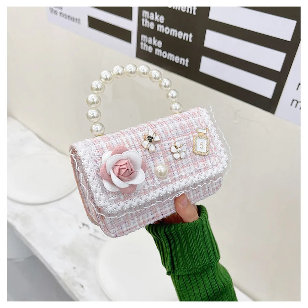 Childrens Small Square Bag Fashion Princess Handbag Girl Chain Shoulder Crossbody Bags 250219