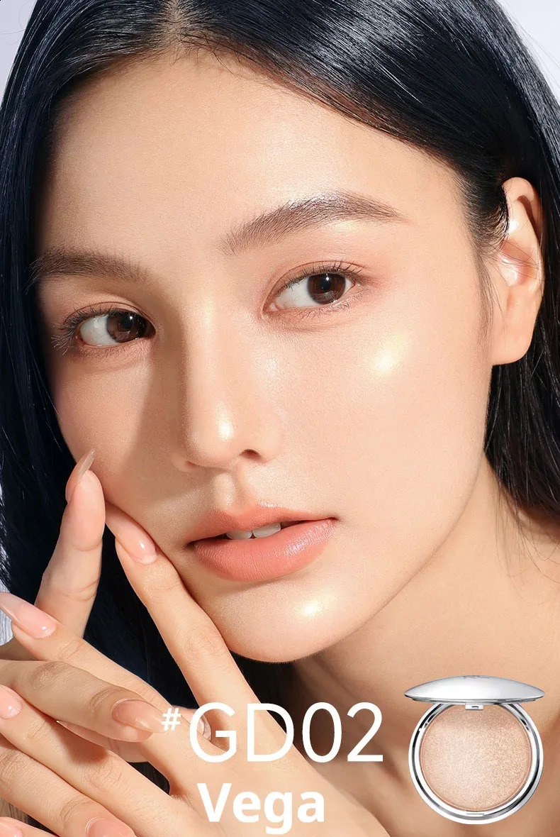 FOCALLURE Highlighter Bronzer Cream Monochrome Highgloss Giltter Long Lasting Natural Matte Concealer Contouring Makeup 250214