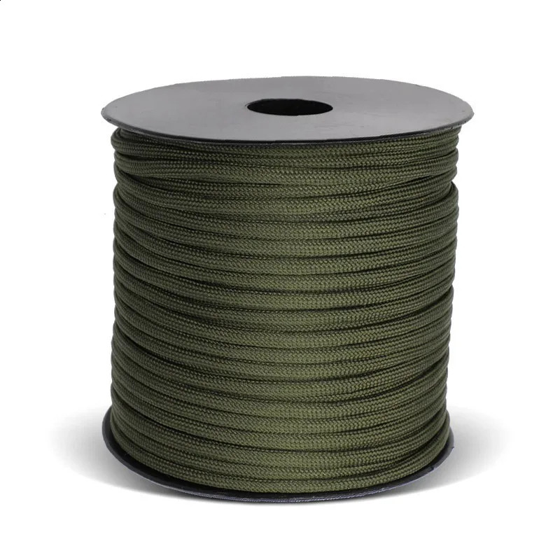 50m 550 Military Paracord 9 Strand 4mm Tactical Parachute Cord Camping Accessories DIY Weaving Rope Outdoor Survival Equipment 250213