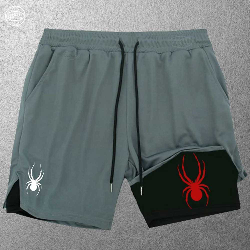 2024 new mens casual shorts summer thin running shorts jogging sportswear fitness double layer shorts M-3XL W250219