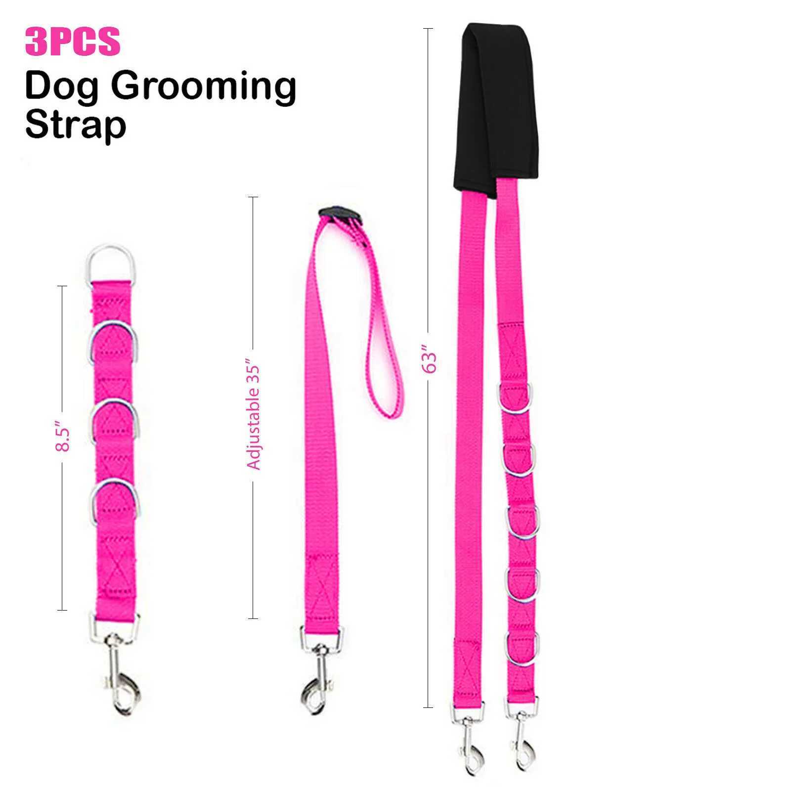 Pet Grooming Strap Set Dog Leash Solid Dog Chain Dog Collar Bath Supplies Grooming RopeXJ250218