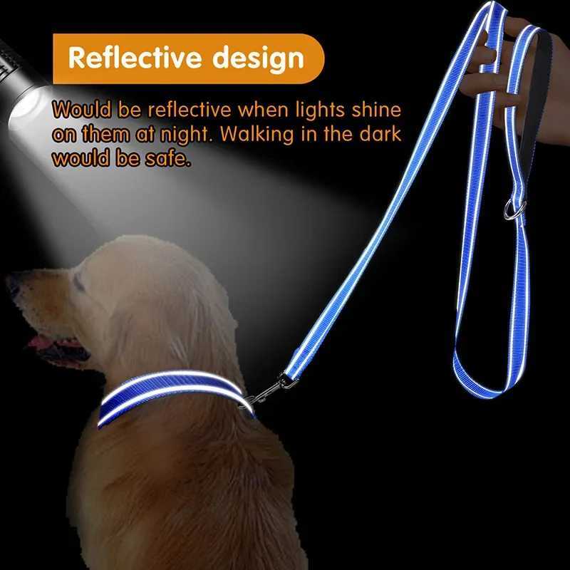 Cats Dogs Harness Collar Lead Strap Night Reflection Dog Pet Towing Rope 1.2/1.5/1.8m Guard Rope Pet Walking Training LeashXJ250218