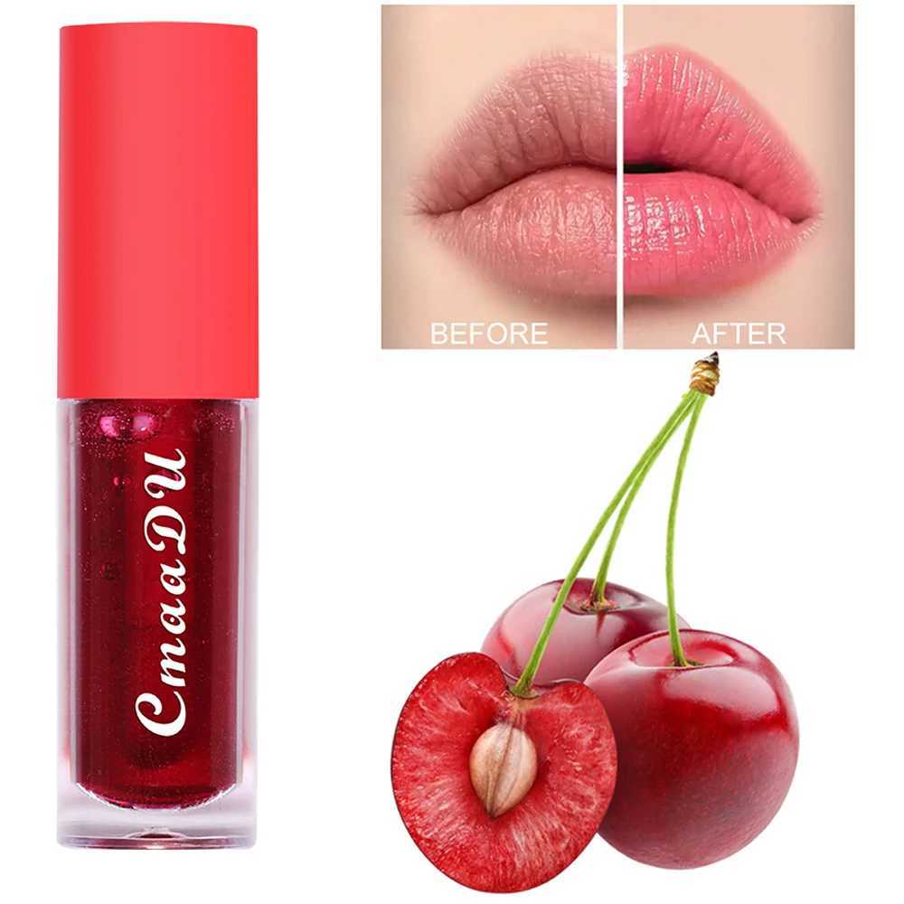 CMaaDU Moisturizing Lip Glaze Cherry Flavor Fruit Lip Gloss Anti-Cracking LipstickW250219