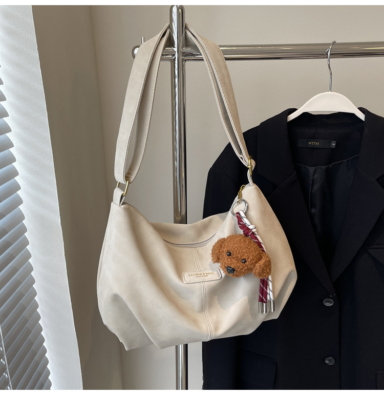 Large capacity for women 2025 new high-end texture niche autumn and winter versatile single shoulder crossbody canvas dumpling bag #swissmilitary