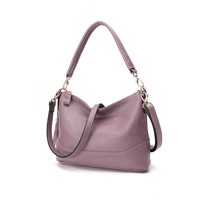 2025 New Fashionable Single Women's Bag with Head Layer Casual Simple and Versatile Soft Leather Cross Shoulder Handbag #swissmilitary