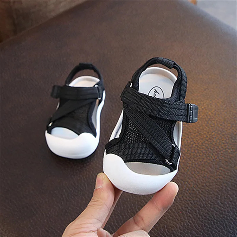 Summer Infant Toddler Shoes Baby Girls Boys Casual Shoes Non-Slip Breathable High Quality Kids Anti-collision Beach Shoes 250219