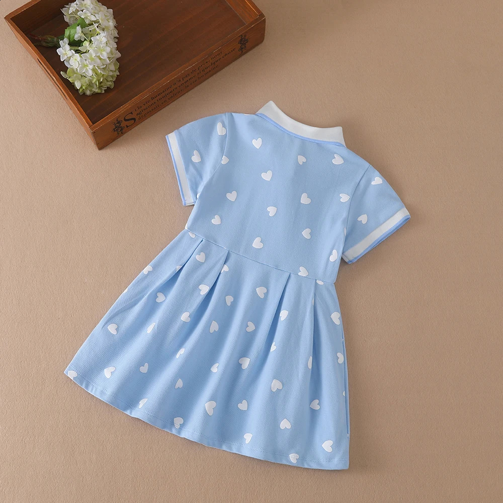 Girls Clothes Summer Princess Dresses Short Sleeve Kids Dress Baby Dresses for Children Clothing 2-6Y 250219