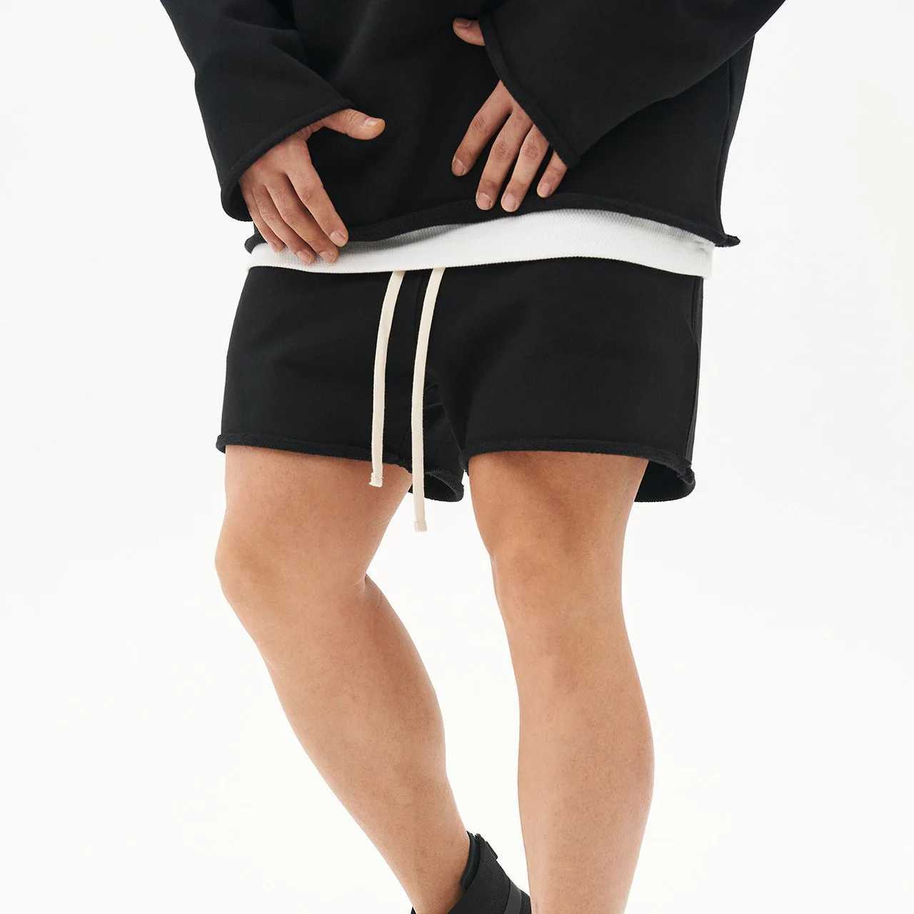 Mens Shorts Casual Short Pants Ripped Cotton Gym Shorts Mens Jogger Workout W250219