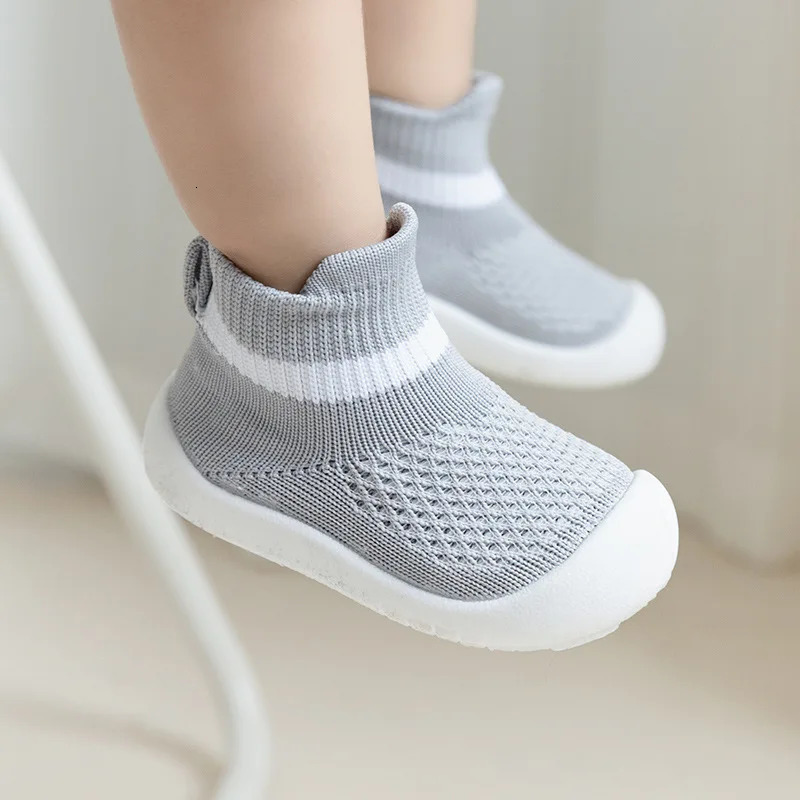 Toddler Baby Summer Mesh Breathable First Walker Pure Color Girls Boys 0-3T Non-Slip Casual Shoes Lightweight Sneakers Sandals 250219