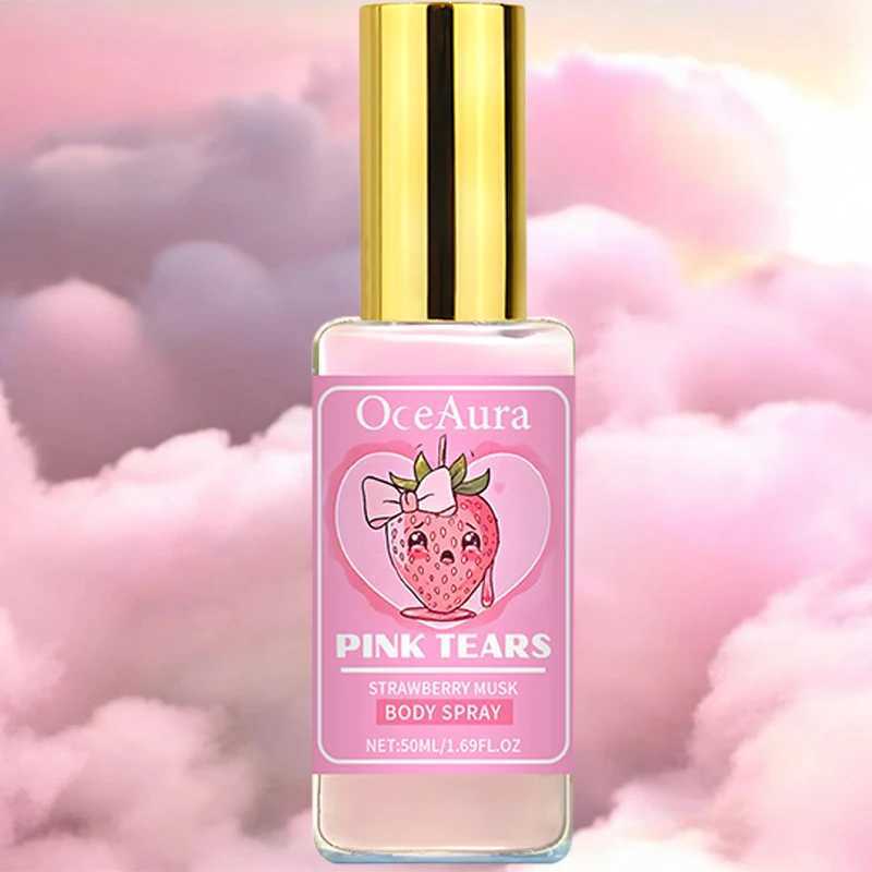 New Arrival Strawberry Smell Body Milk Mist Brand Strawberry Flavour Perfume Musk Refreshing Moisturizing Care Fragrance Perfume Z250219