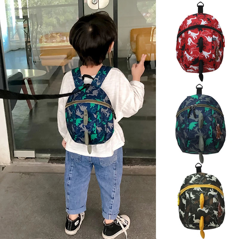 Cute Dinosaur Baby Safety Harness Backpack Toddler Anti-lost Bag Children comfortable Schoolbag toddler anti lost wrist link 250219