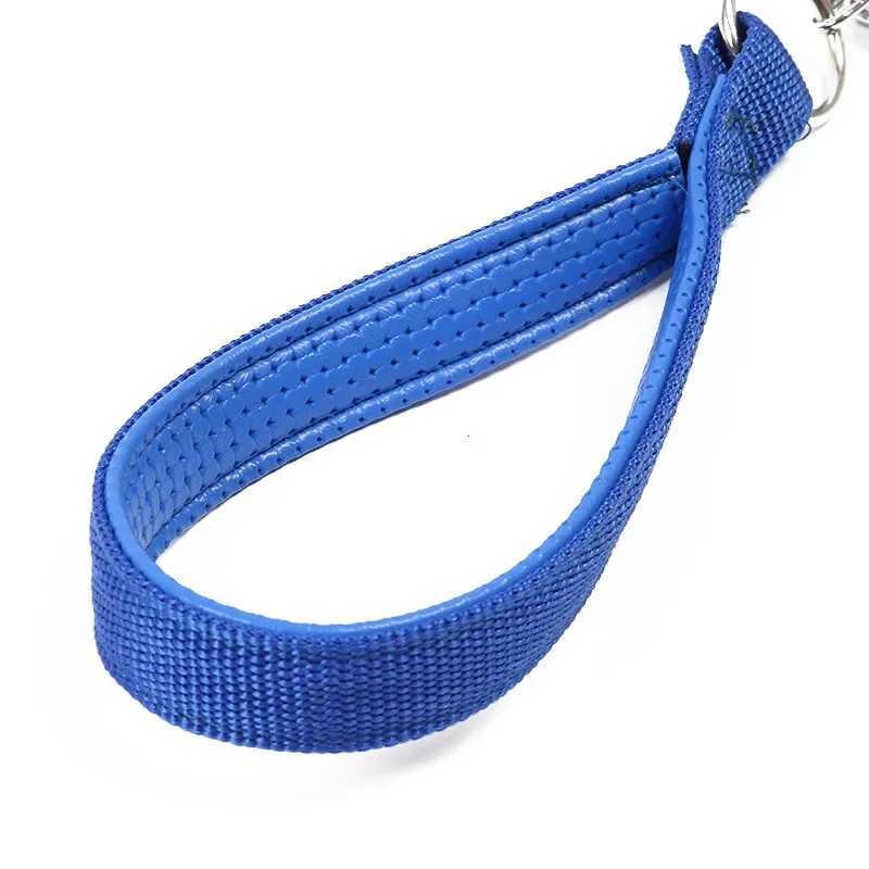 Dog Leash Spring Short Dogs Leash PU Leather Leashes for Large Dogs Walking Nylon Rope Durable Dog Leashes Chew Proof Pet ChainXJ250218