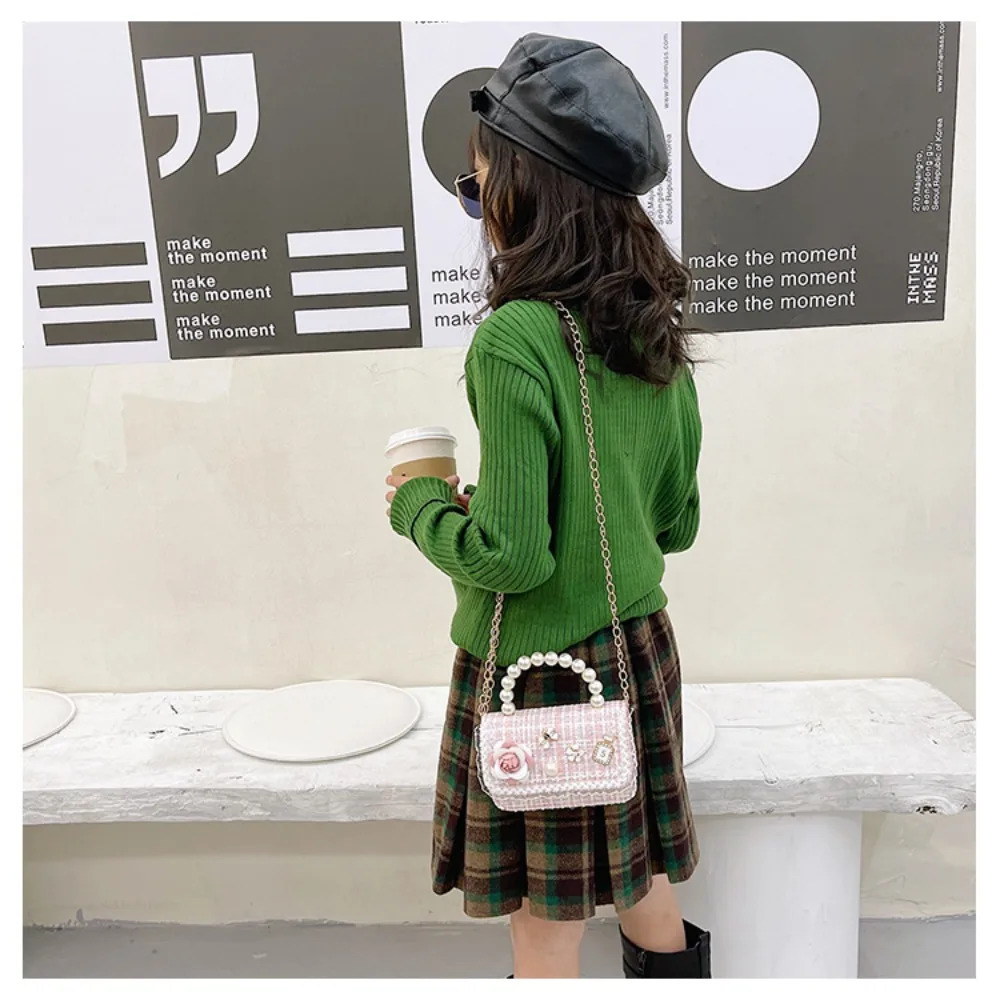 Childrens Small Fashion Princess Handbag Girl Chain Shoulder Crossbody Bags 250219