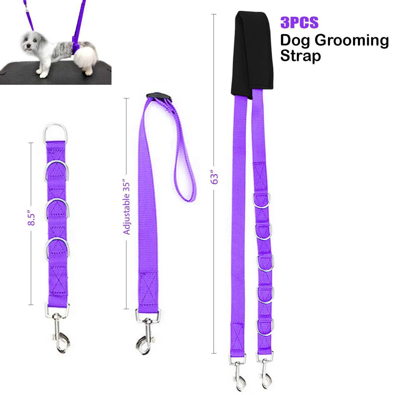Pet Grooming Strap Set Dog Leash Solid Dog Chain Dog Collar Bath Supplies Grooming RopeXJ250218