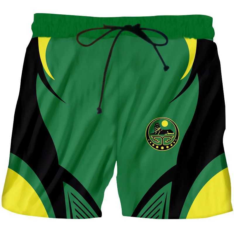 Men's Shorts Chechnya Russian Graphic Beach Shorts Men 3D Printing Board Shorts Swimsuit Summer Bermuda Surf Swim Trunks Cool Kids Ice Shorts z25