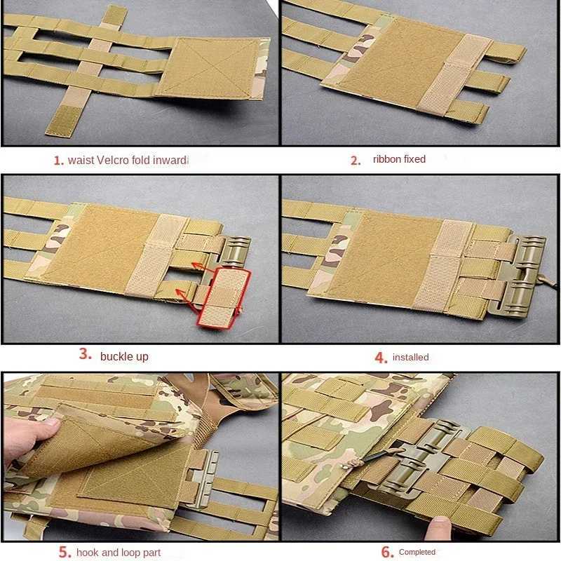 1PCS Tactical Vest Quick Release Buckle Kit Universal Airsoft Vest Quick Removal Buckle Set Hunting AccessoriesXJ250219