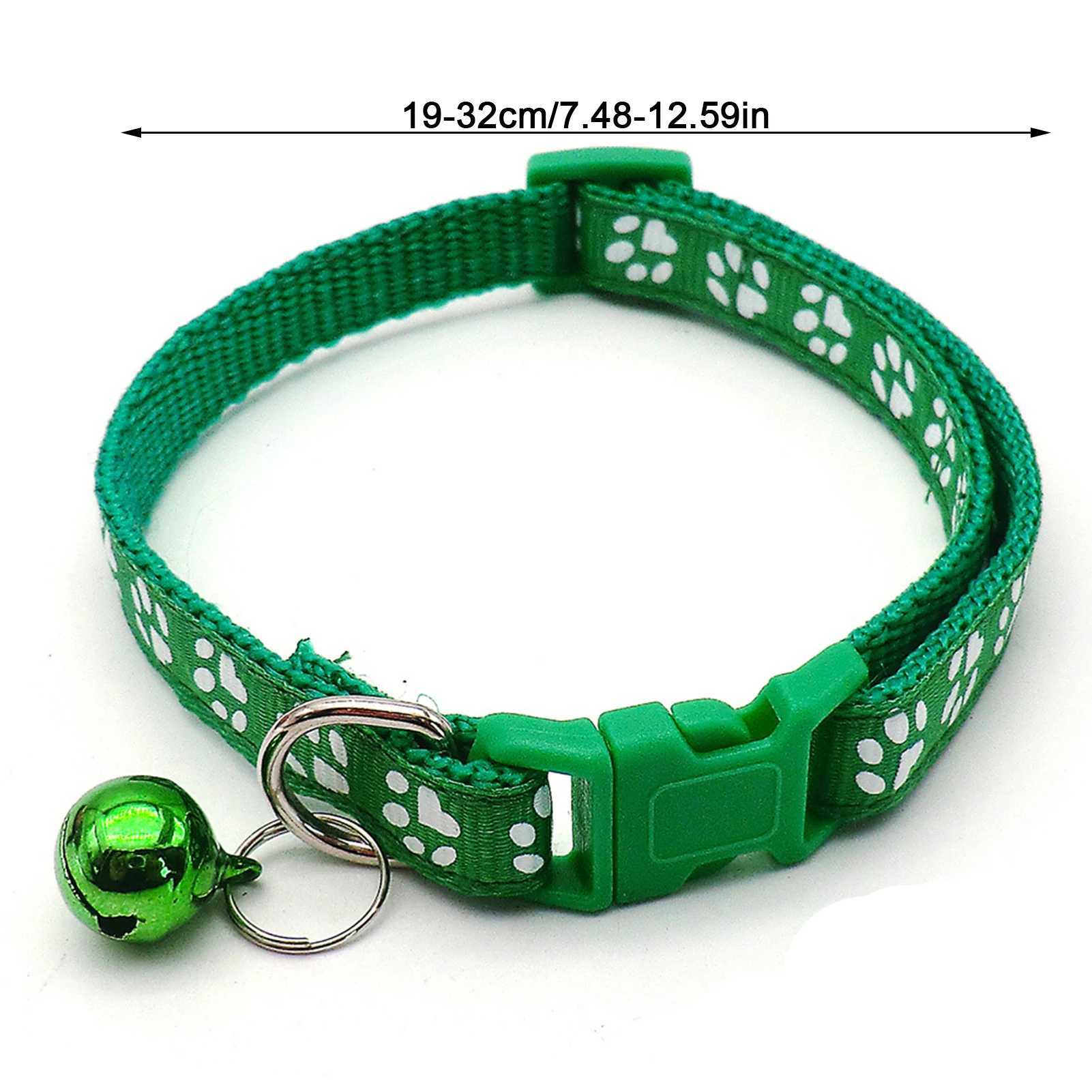 Adjustable Dog Necklace Pet Cat Collars Decorative Anti-lost Pet Rope Accessories Cat Vest With Bell Cat Pet Supplies 2021XJ250218