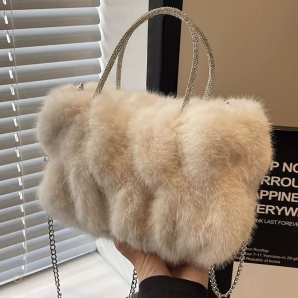 Winter for Women 2025 New Korean Ins Trend Fashion Plush Small and Western Style Single Shoulder Women's Bag #swissmilitary