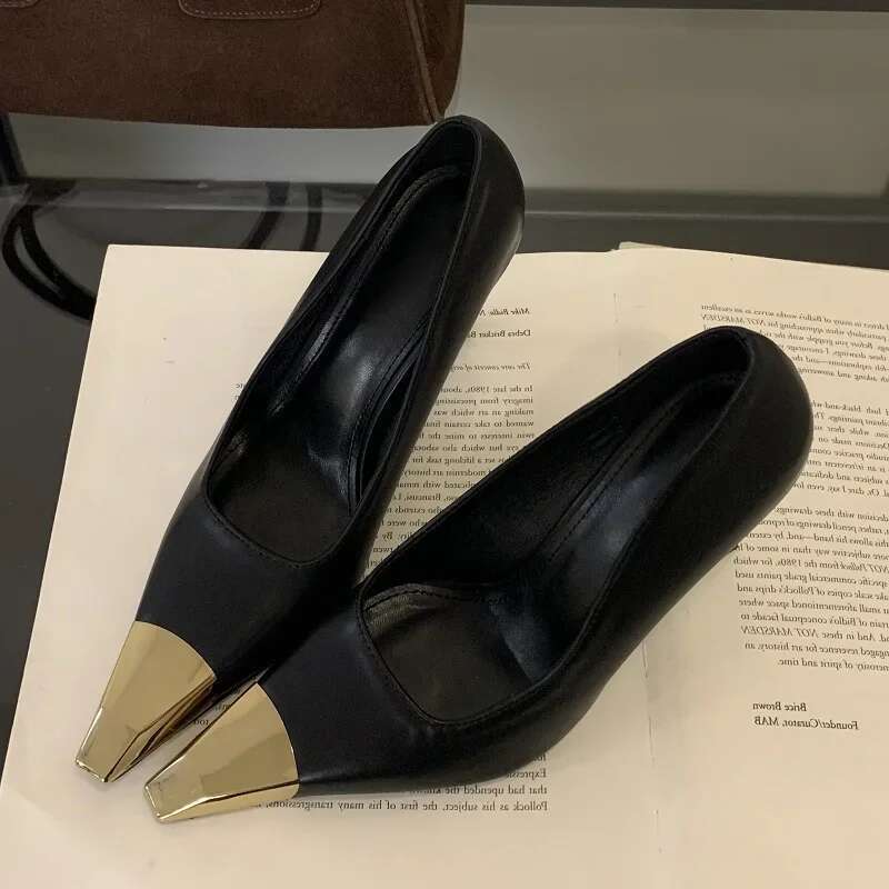 Street Style Pointed Toe Women Pumps Elegant Thin High Heels Shoes Sexy Party Prom Dress atos De Mujer