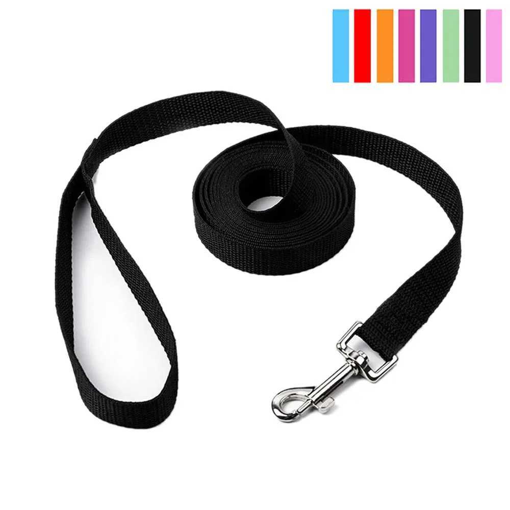 Nylon Dog Leash for Small Dogs and Cats 1.5*120cm Colorful Pet Puppy Kitten Collar Lead Strap Belt for Running Training WalkingXJ250218