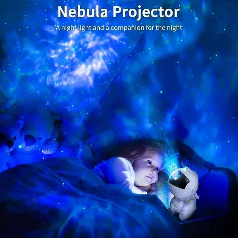 Galaxy Star Astronaut Projector Starry Sky Porjectors Lamp Decoration Bedroom Room Nebula LED Night Light Children Gifts
