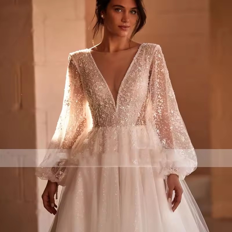 Off The Shoulder 2025 Wedding Dresses Lace Appliqued Bridal Gowns For Bride Sexy Tulle A Line Vestidos De Novia