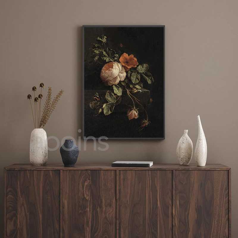 Altered Vintage Portrait Eclectic Print Maximal Art Canvas Painting Five Wall Surreal Rococo Baroque Poster This Wall Decor Y250218