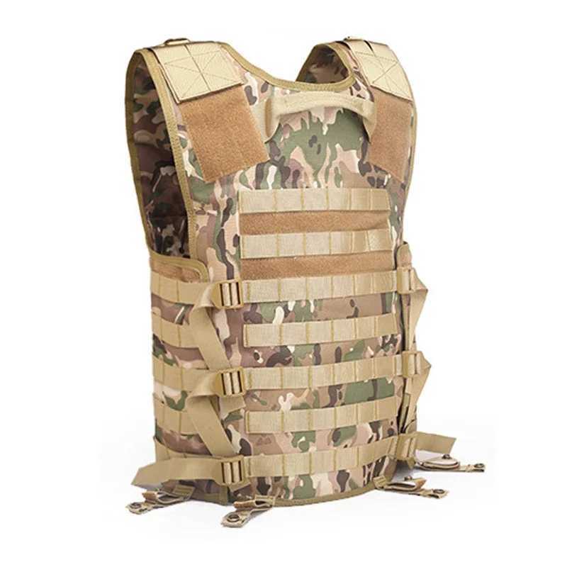 Tactical Molle Vest Assault Plate Carrier Outdoor Lightweight Mesh Vest Breathable Waistcoat Hunting AccessorieXJ250219