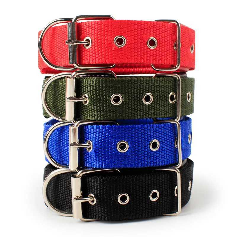 Adjustable nylon dog collar suitable for small dogs puppies pet accessories leather collars for dogs Husky collars for golden retrievers W250219