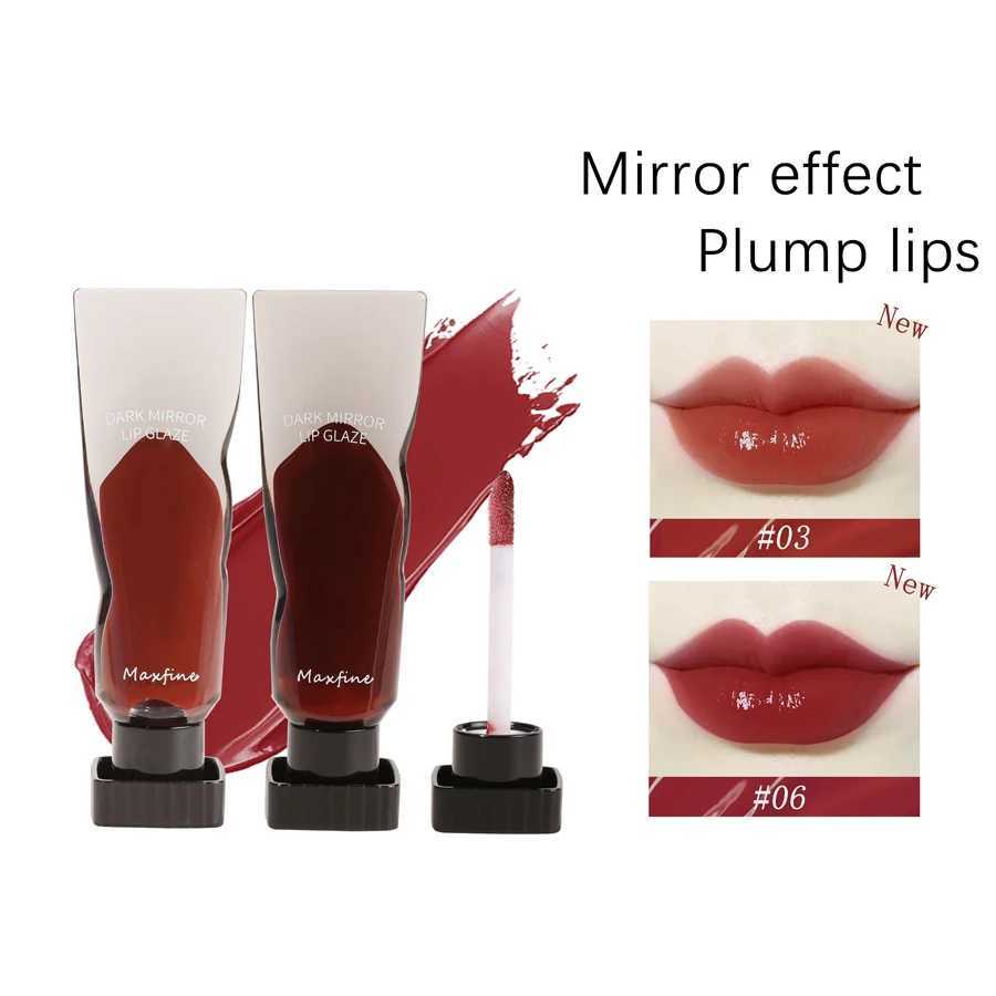 Lip Gloss Durable Waterproof Non-fading Transparent Glass Mirror Lip Gloss Cosmetics Liquid LipstickW250219