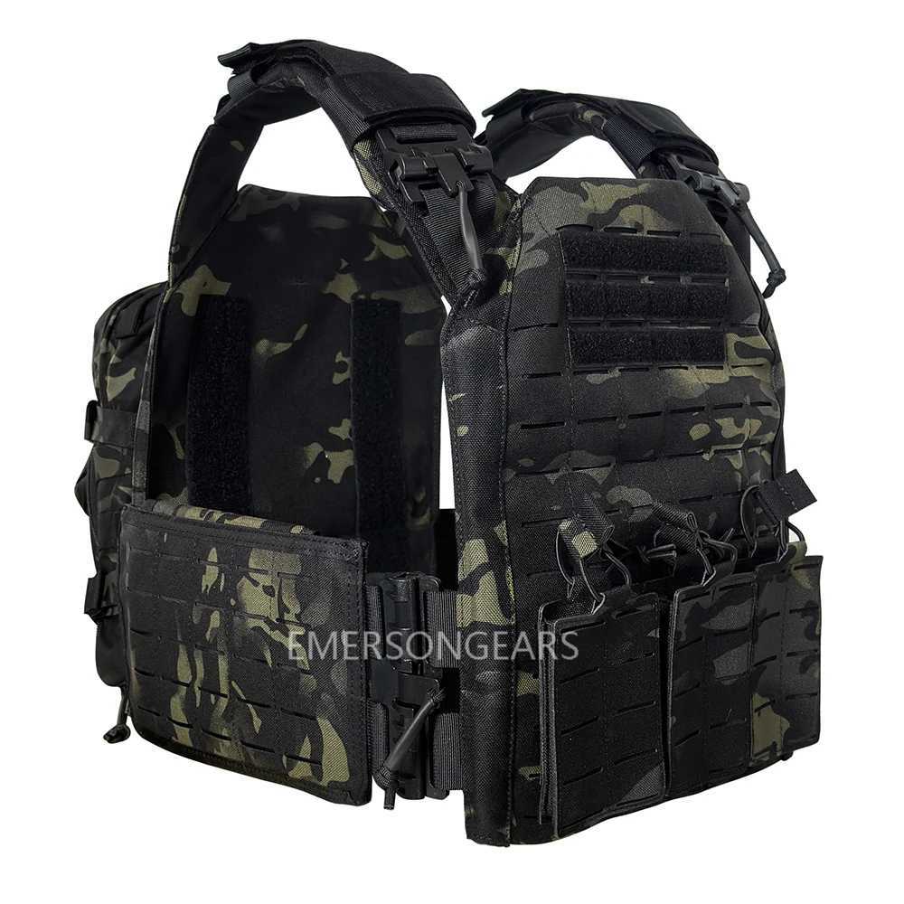 1000 D Nylon Quick Release adjustable laser cutting vest with Hydration Backpack and triple magazine pouch Tatcial combat setXJ250219