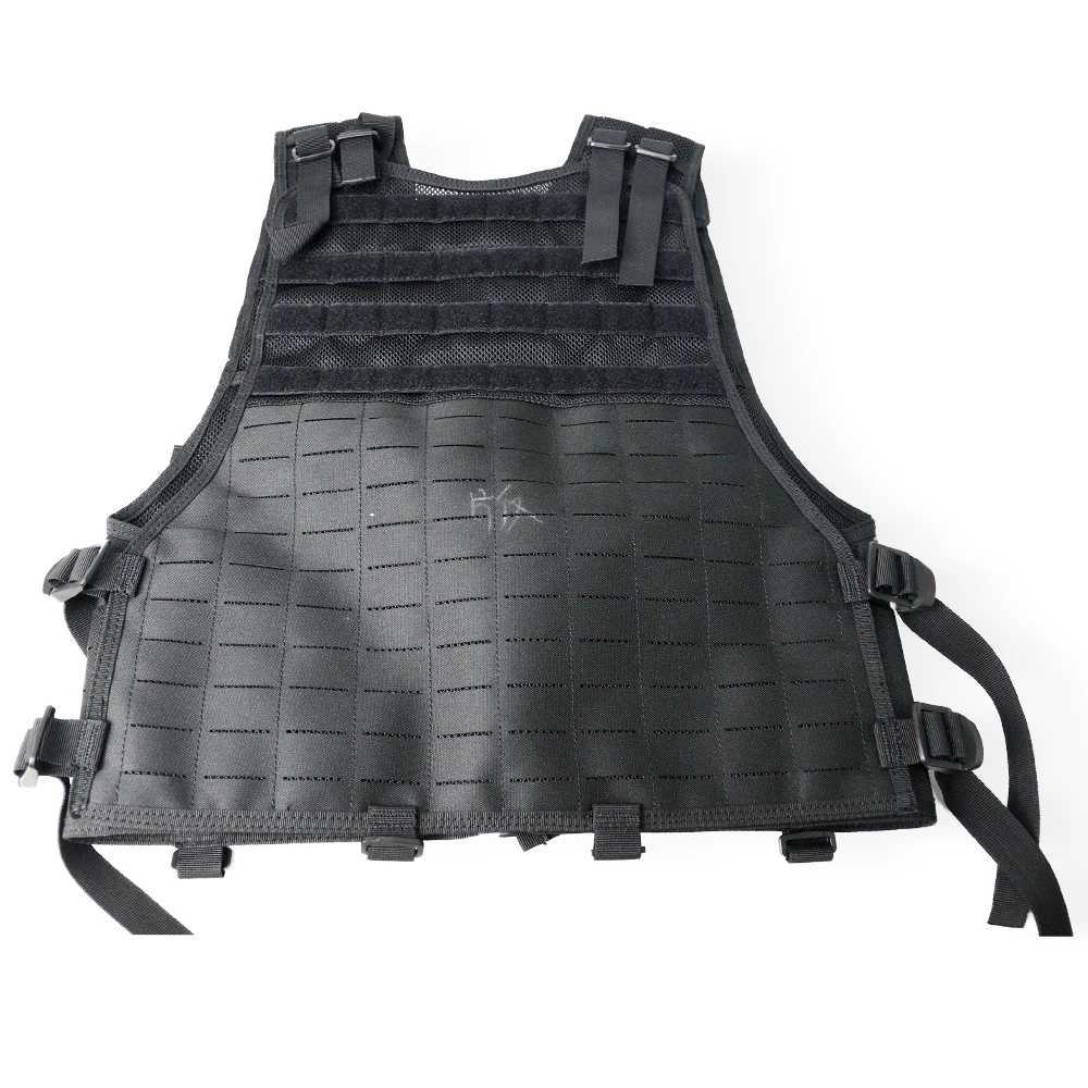 Tactical MolLE PROtective zipper vest Safety vest AdjustabLE breathabLE mesh woven Quick rEMoval MolLE vestXJ250219