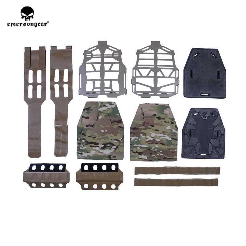 Emersongear Tactical SS Vest Airsoft Frame Plate Carrier W Dummy Plastic Plate Hunting Combat Shooting Colete Tatico ABS EM7364XJ250219