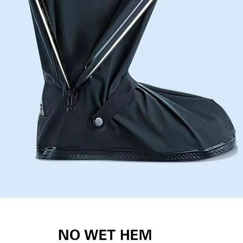 High Tube Outdoor Waterproof Rain AntiSlip Cycling Shoe Covers Motorcycle Pocket Service Hiking Shoes Fishing Wading Play Water 250219