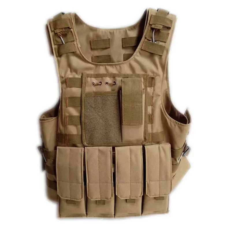 Tactical Vest Hunting Camouflage Assault Molle Vests Outdoor Clothing CS Sports Combat Waistcoat Airsoft EquipmentXJ250219