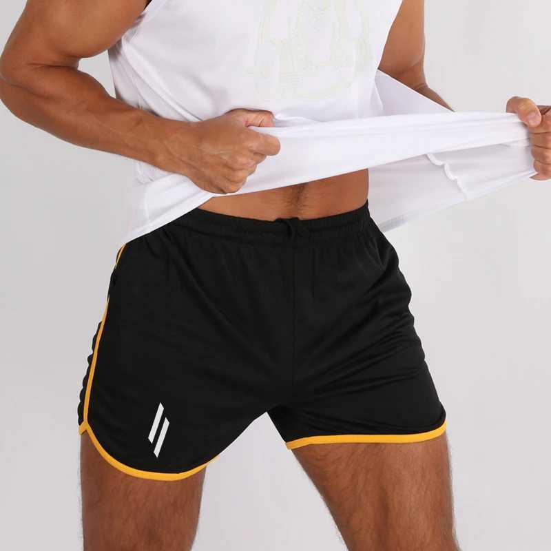 New Summer mens running shorts Single-layer mesh quick-drying breathable fitness training shorts Mens jogging fitness shorts W250219