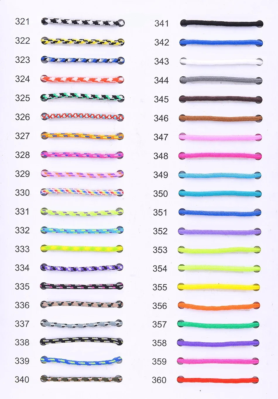 100M Dia 2mm One Stand Cores Paracord For Survival Parachute Cord Lanyard Camping Climbing Rope Hiking Jewelry Making Wholesale 250213