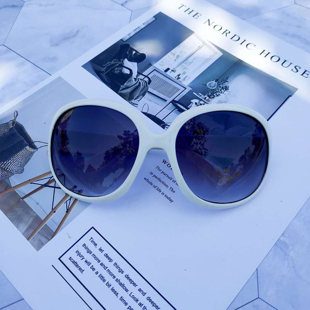Fashion personality trend round frame sunglasses Women's sunglasses sunglasses 2025s