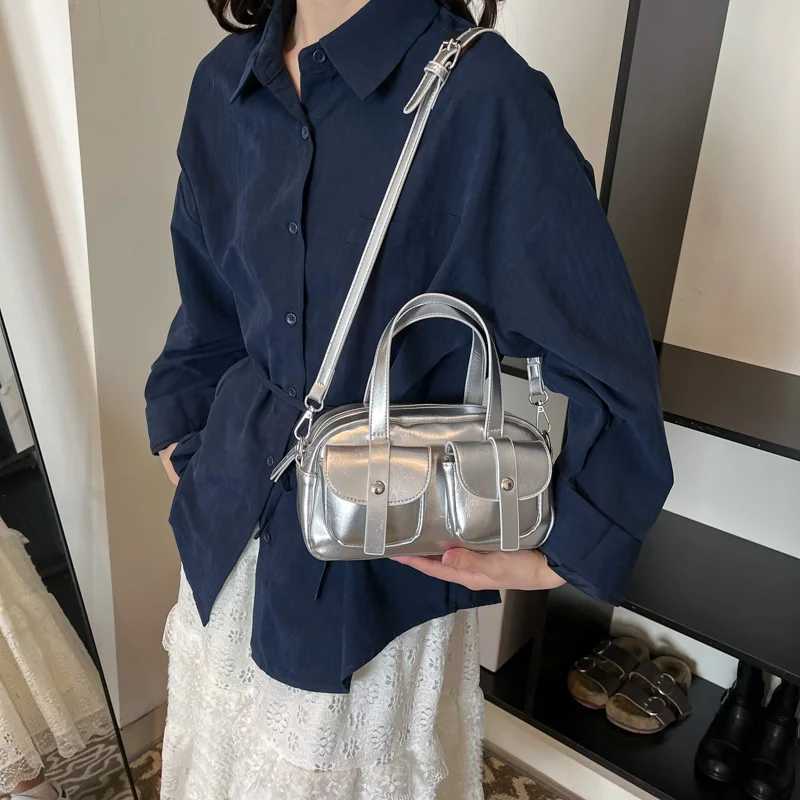 LEFTSIDE Short Handle Small PU Leather Crossbody Bags for Women 2025 Spring Luxury Y2K Ladies Shoulder Bag Pockets Handbags Y250218