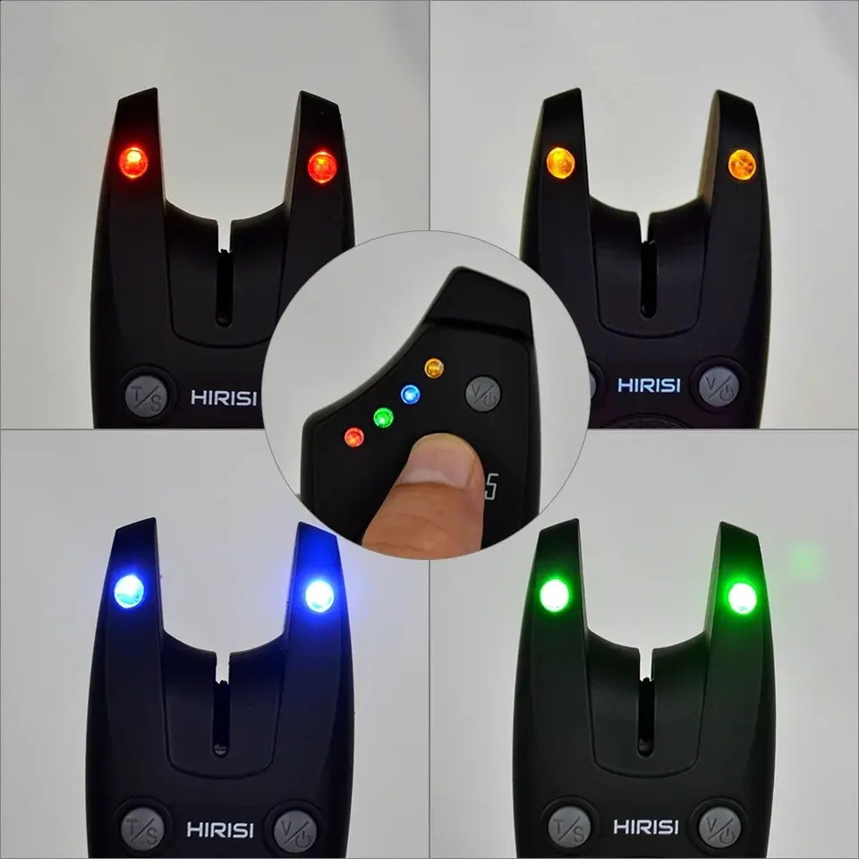 Hirisi Wireless Carp Fishing Alarm Set Waterproof Fishing Bite Alarms Fishing Bite Indicator Fishing Accessories S5 250218