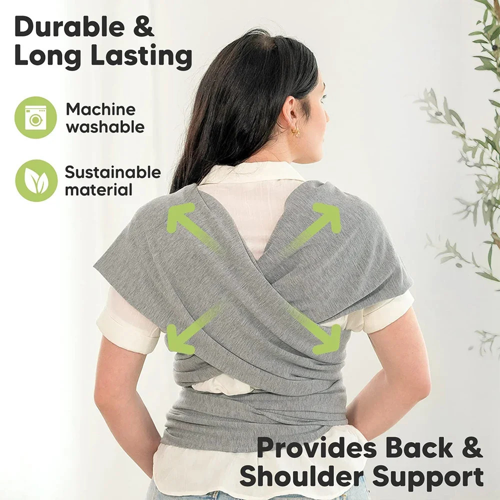Baby Wrap All in 1 Original Breathable Baby Sling Lightweight Hand Free Baby Sling Baby Wrap for born 250219