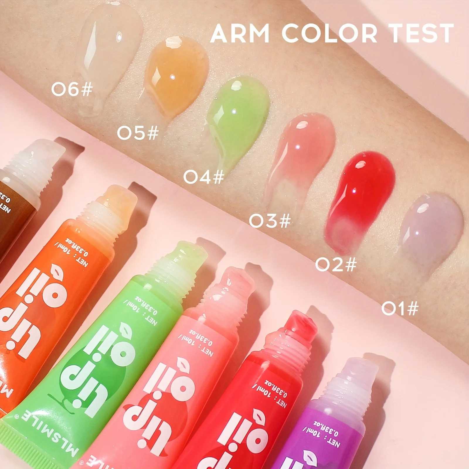 Fruit Hydrating Lip Glow Oil Moisturizing Lip Plumper Gloss Transparent Plumping Lip Gloss Lip Oil Lip Balm for Lip CareW250219