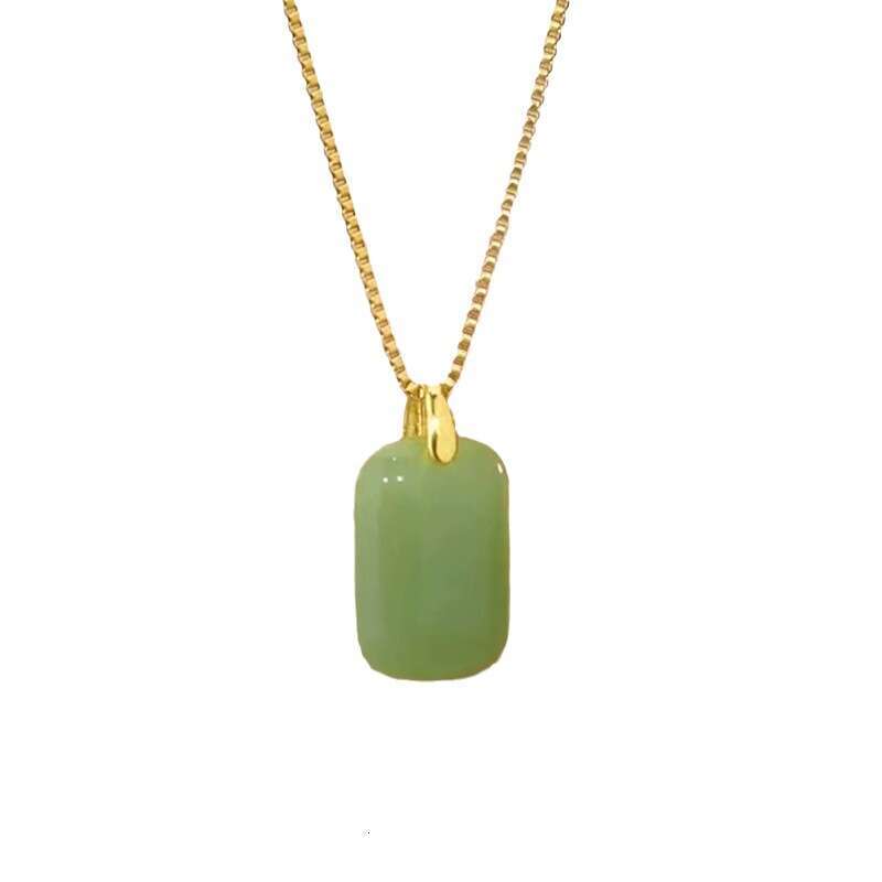 New Chinese style Rushi brand, high-end feeg necklace, women's safety and safety, collarbone, non fading titanium steel, antique necklace
