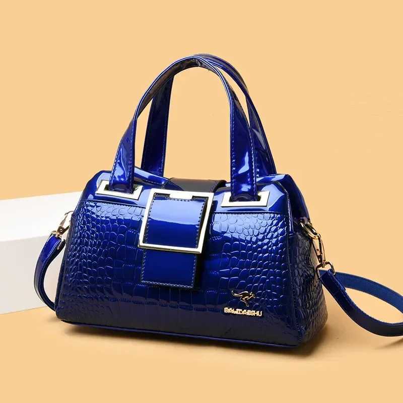 Solid Pu Leather Shoder Bag Fi Designer Handbags Top Handle Bags for Wen Casual Crossbody Bags Luxury Bag Z250219