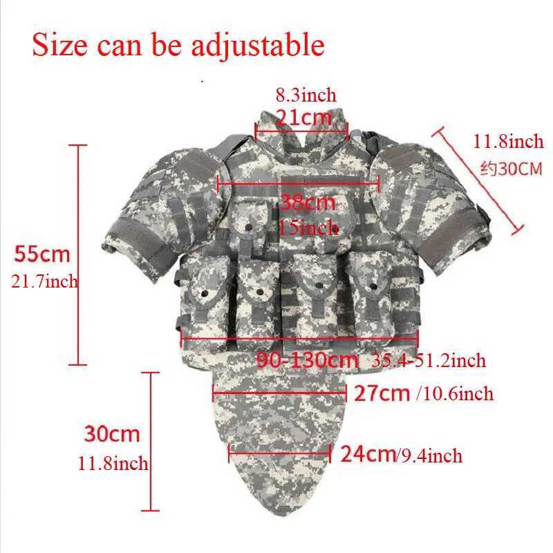 Men Molle OTV Airsoft Assault Combat Vest Survival Armor GearXJ250219