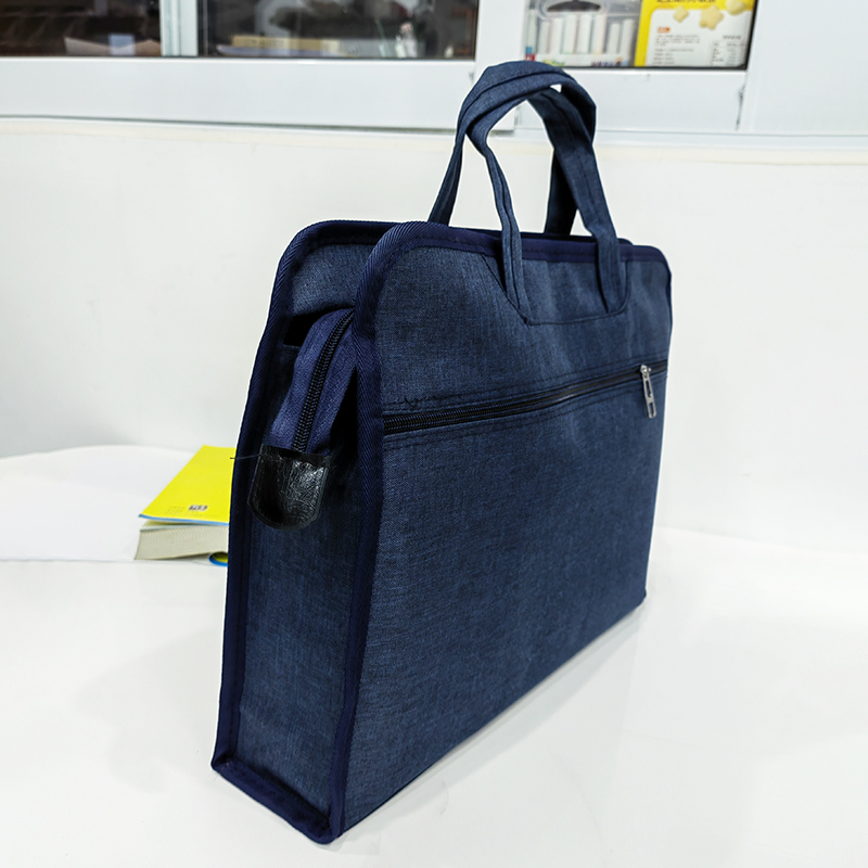 Manufacturer's source: Handheld file bags, Business men's Oxford cloth, large capacity, thick conference briefcase