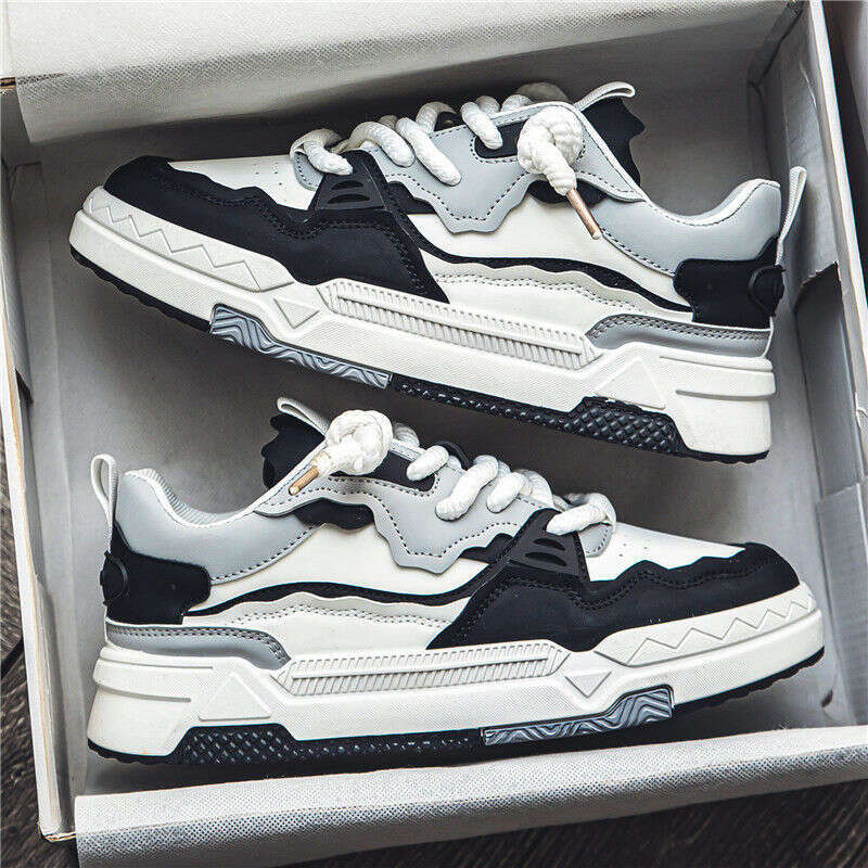 2024 Spring New Sports Board Korean Edition Versatile Thick Sole Heightened Dad Men's Casual Trendy Shoes