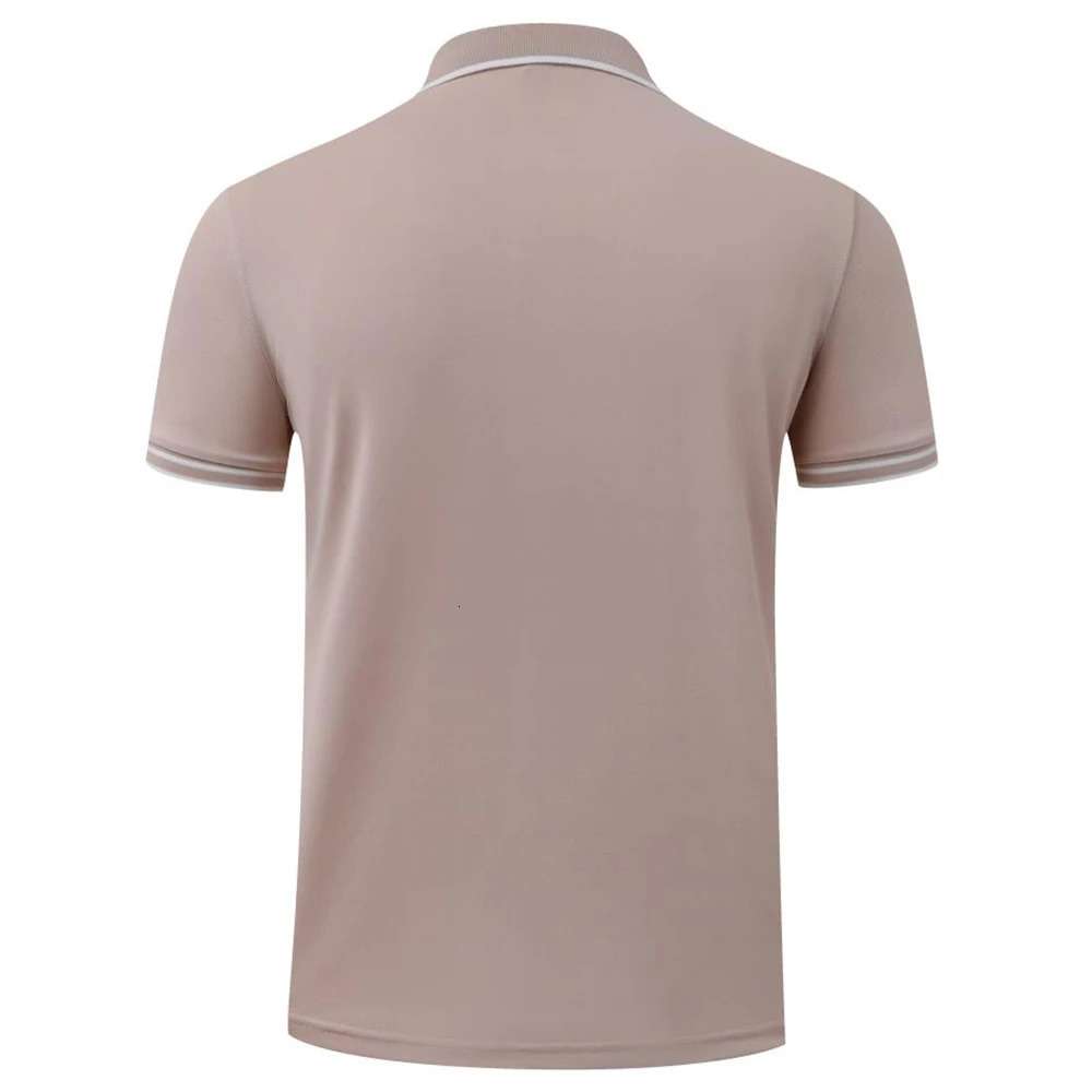 High quality business striped polo Tshirt mens bulk wholesale fashion comfortable color collar chemical 250219