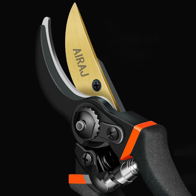 AIRAJ 1pc Multifunctional Pruning Shear Garden Tools Heavy Duty Ultra Sharp Hand Pruners Professional Garden Scissors 250218