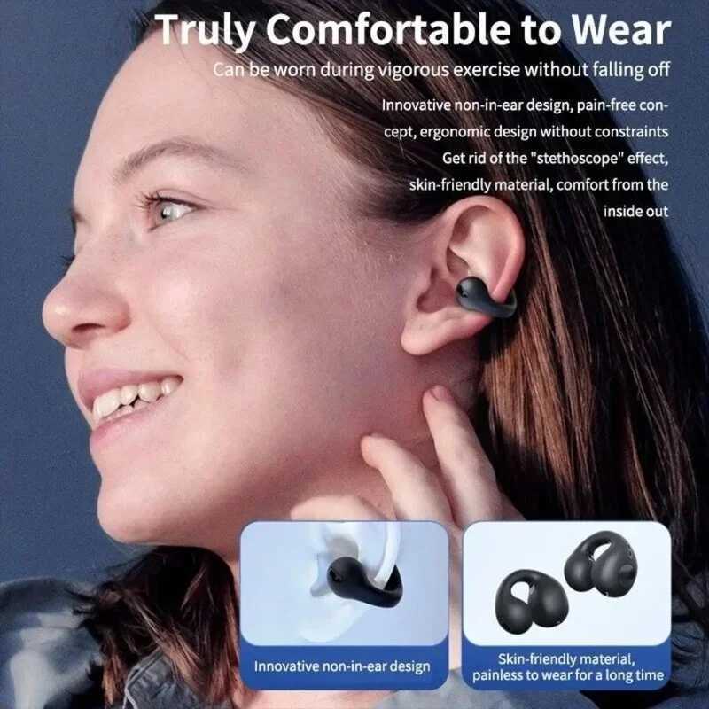 T75 bone conductive wireless earphones sports earphones HiFi sound quality waterproof TWS earphones T250219